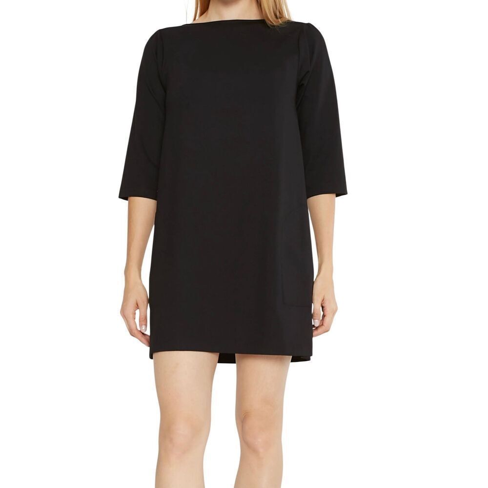 Classic Black Mini Shift Dress - Brand Unspecified